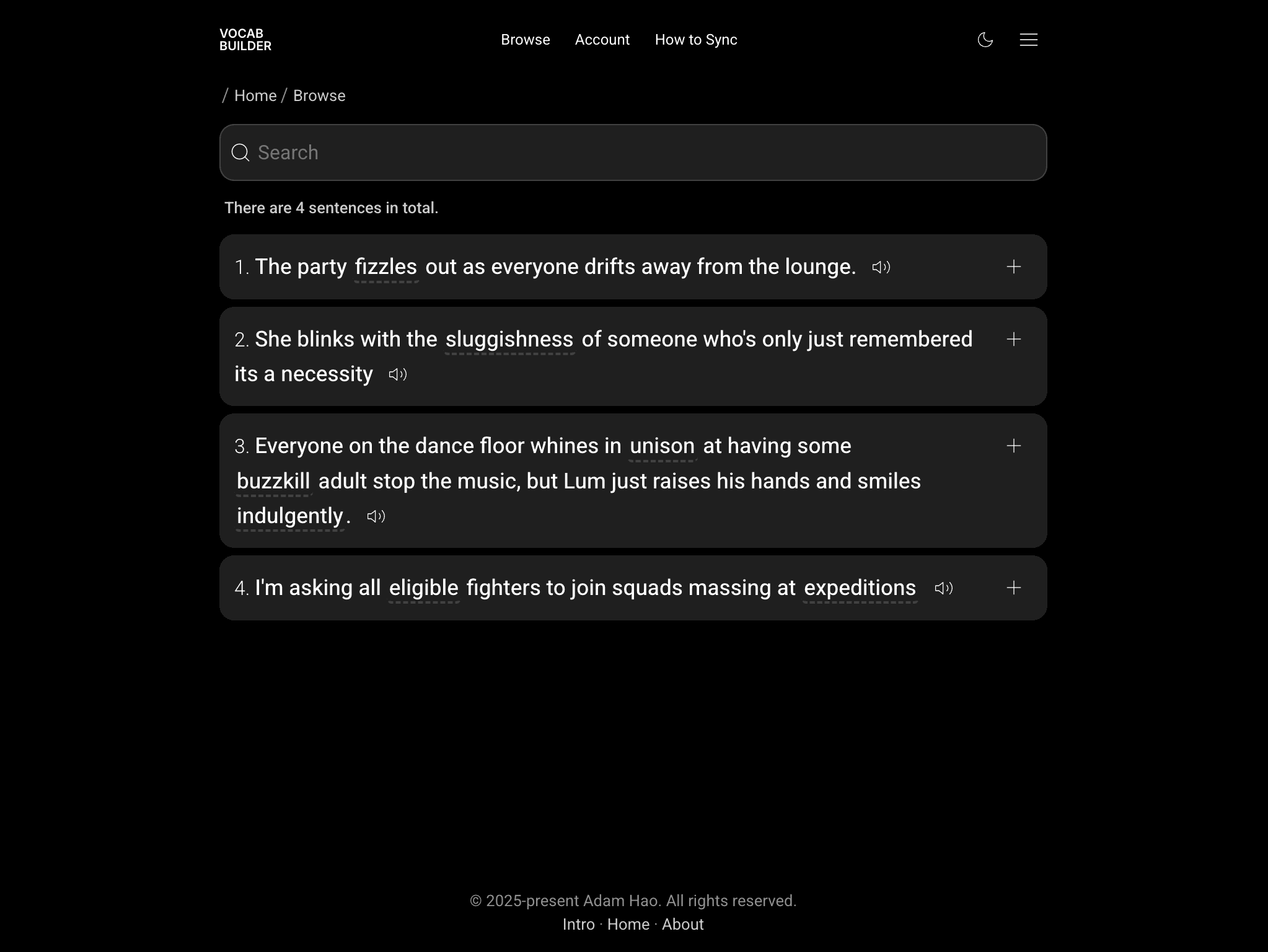 browse and search thumbnail